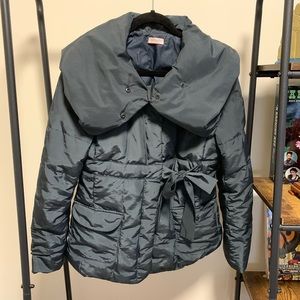 MAX & CO CLASSICS down quilted puffer jacket collar